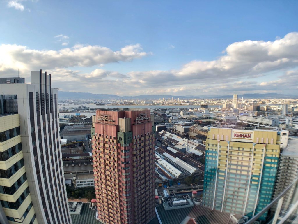 ホテル京阪 ユニバーサル・タワー　タワーグランデ デラックスルーム　眺め２